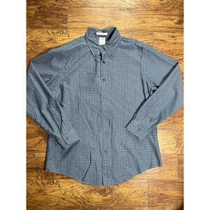 Brooks Brothers Regent Mens Button Down, size Large Fabric Woven In Italy